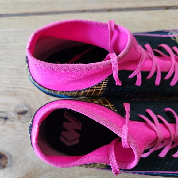 Nike Mercurial Superfly Elite Pink Black Size 8.5 Soccer Football‎ Cleats Shoes main image 8